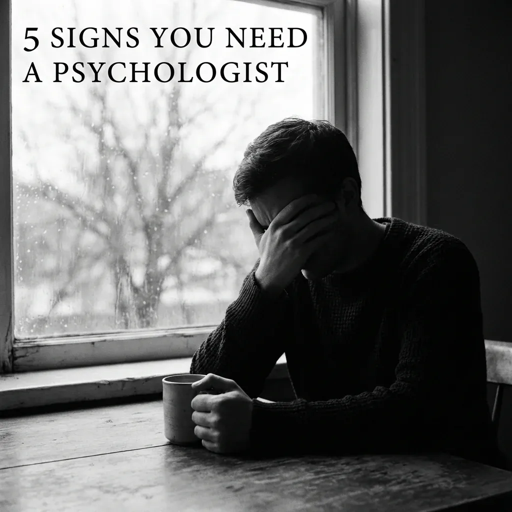 5 Señales de que necesitas ir al psicólogo (aunque creas que puedes con todo)